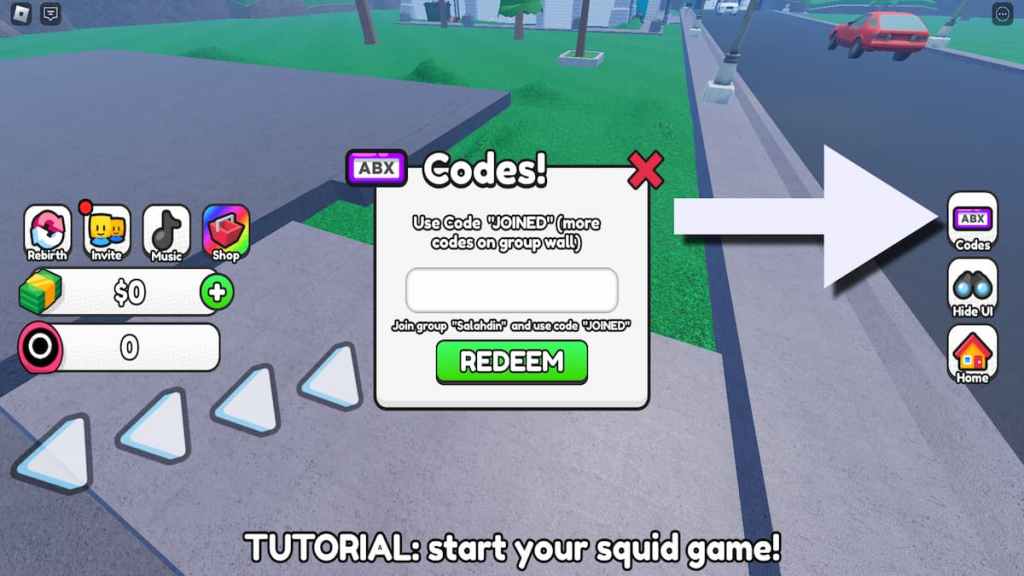 How to redeem Own Squid Game and Prove Mom Wrong codes.