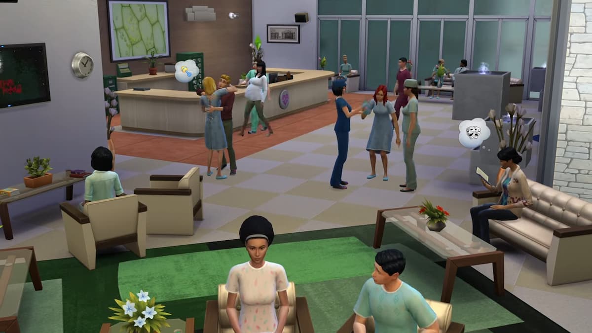 How to go to the hospital in The Sims 4