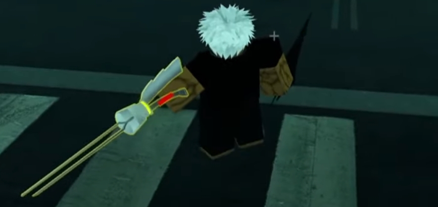 A Ghoul RE player is holding the Arima Quinque