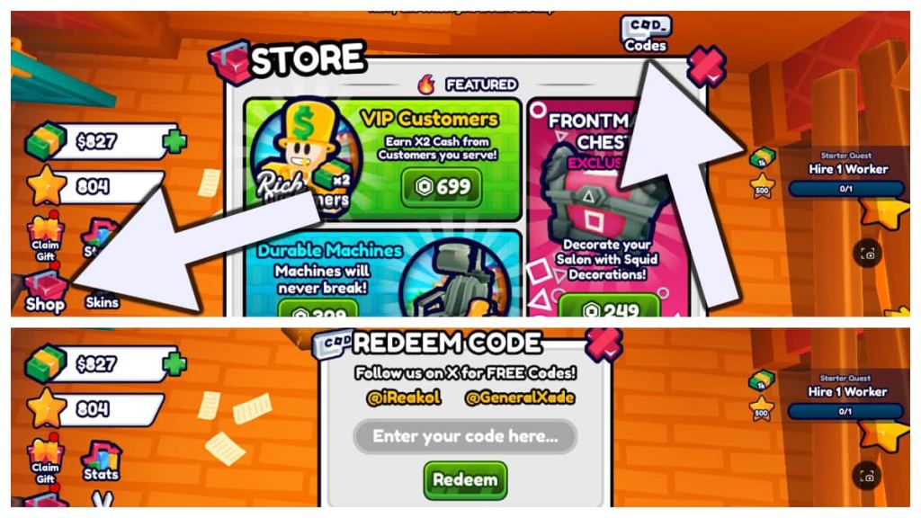 How to redeem Cautious Clippers codes.