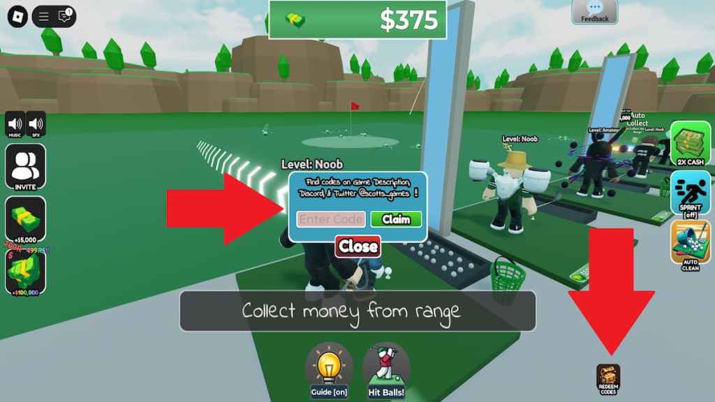 How to redeem Gold Range Tycoon codes
