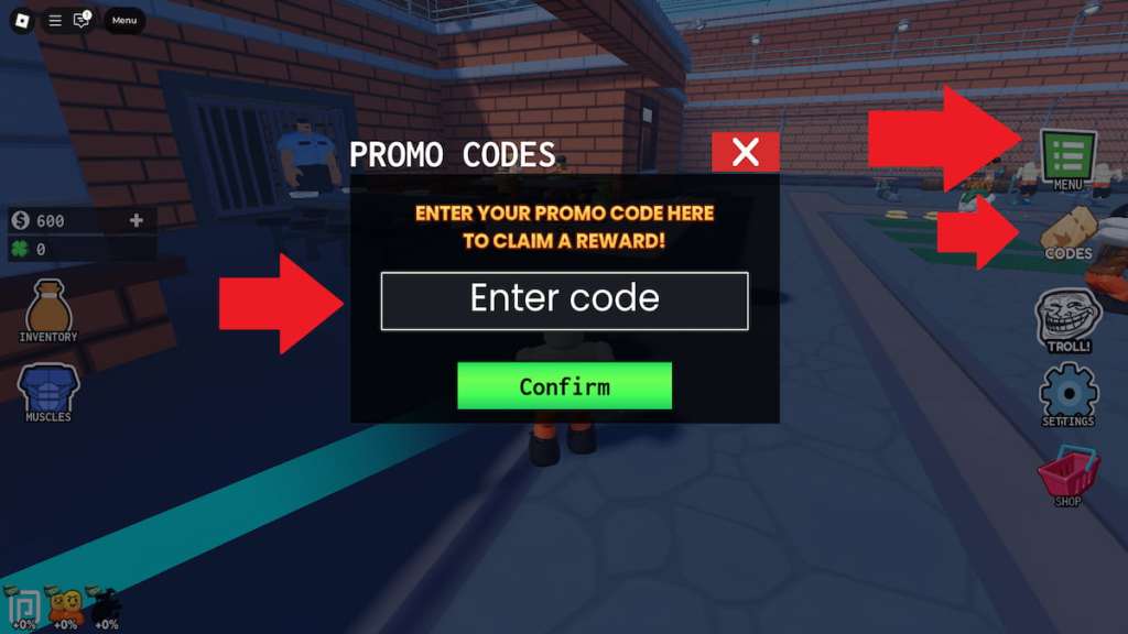 How to redeem Prison Pump codes