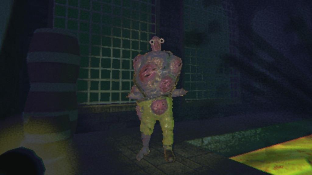 Cleanup Crew full body shot of it regenerating its head