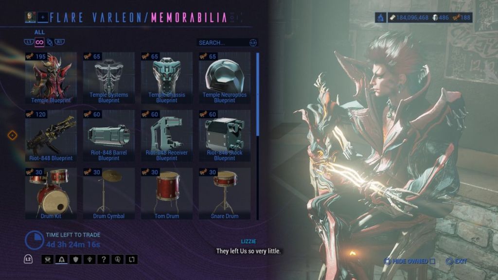 Warframe Temple farm