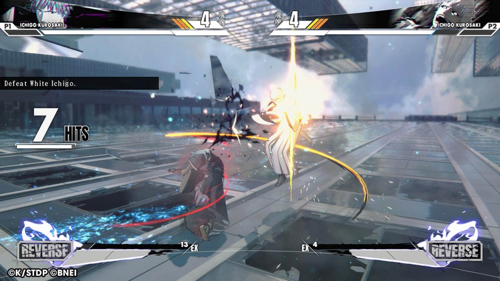 Ichigo faces White Ichigo in Bleach Rebirth of Souls.