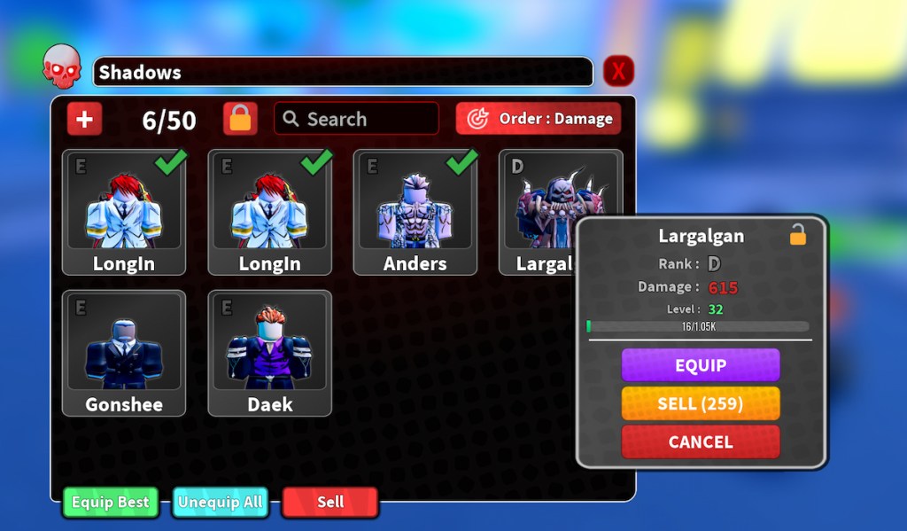 arise crossover best shadows tier list shadow change