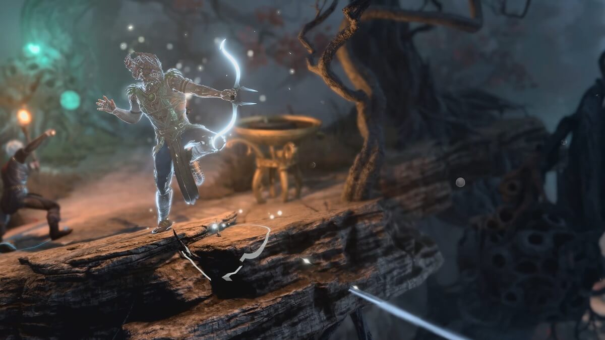 Baldur's Gate 3 screenshot of the Circle of Stars Druid in battle.