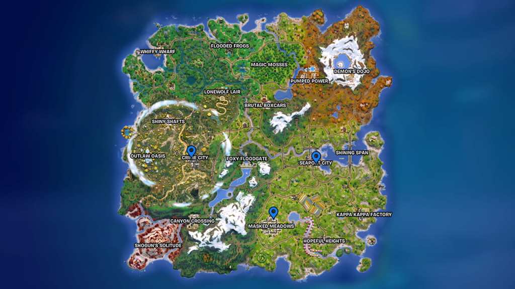 Fortnite Outlaw Vending Machine map