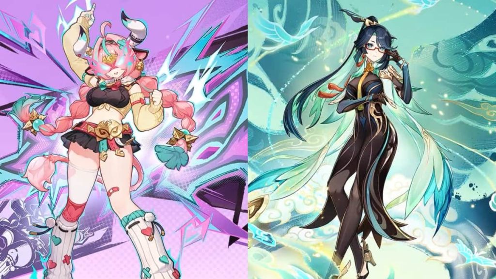 Varesa and Xianyun from Genshin Impact