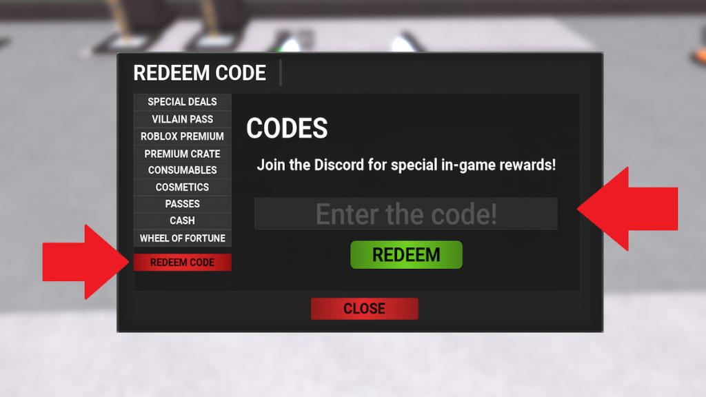 How to redeem Super Villain Tycoon codes.