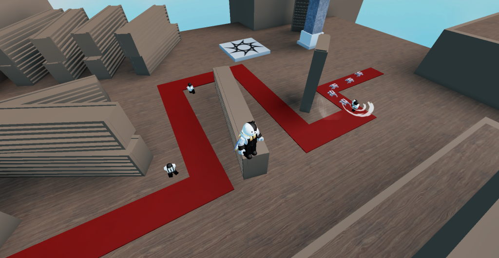 A Limbus Defense player is setting up units