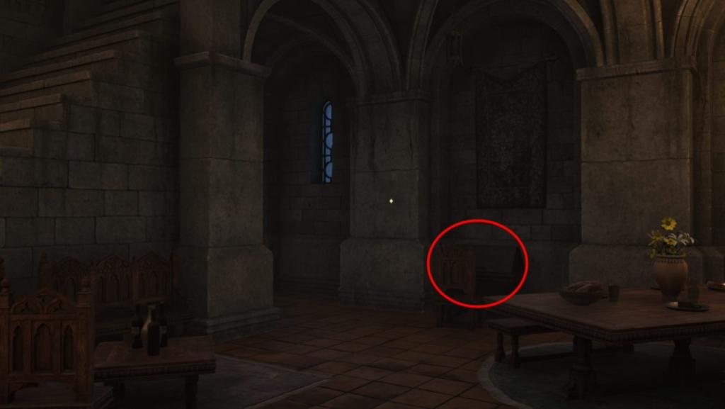 Oblivion Remastered interior of Allectus' house.