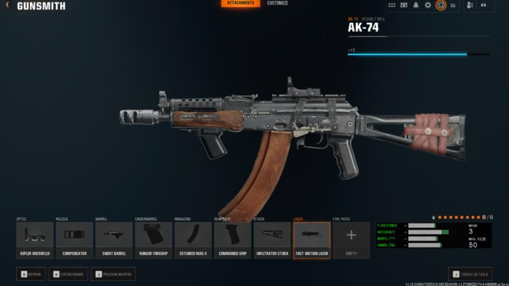 an image of an AK-74 build for Warzone