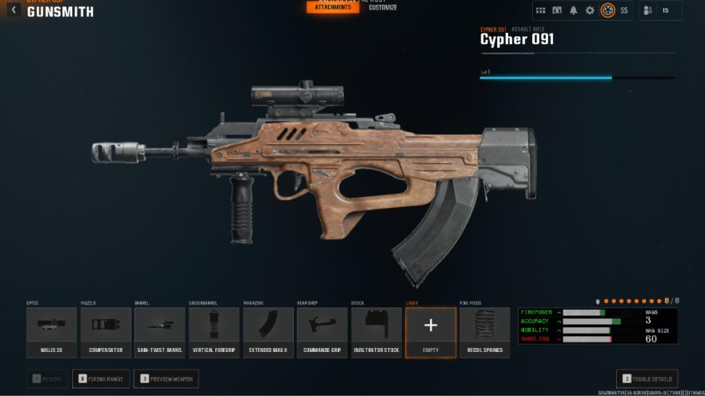 an image of a Cypher 091 build