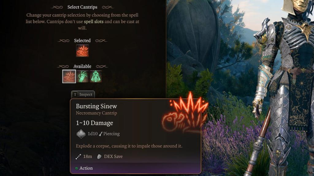 BG3 bursting sinew ability description