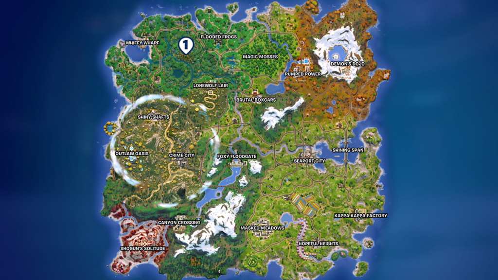 Fortnite Living Forest map