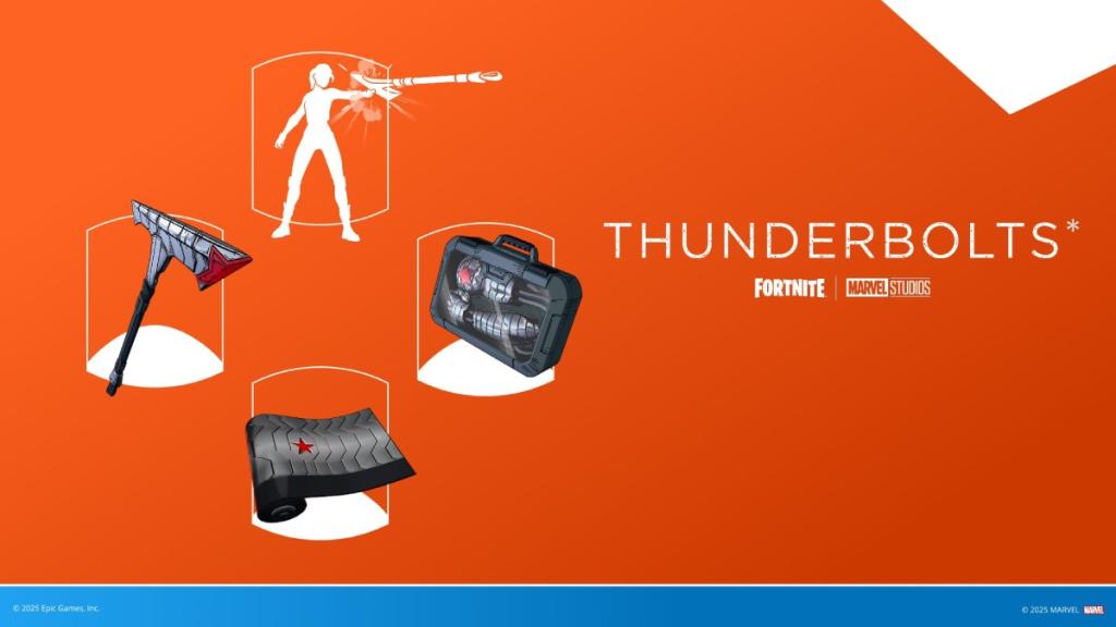 an image of Winter Soldier skins in in Fortnite Thunderbolts collab