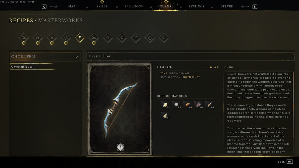 How to get Crystal Bow in RuneScape Dragonwilds