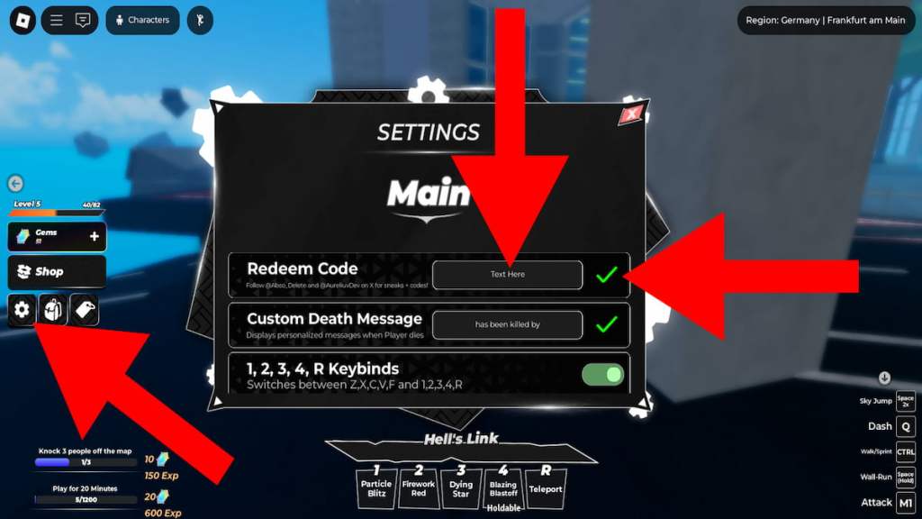How to redeem Anime Smash codes