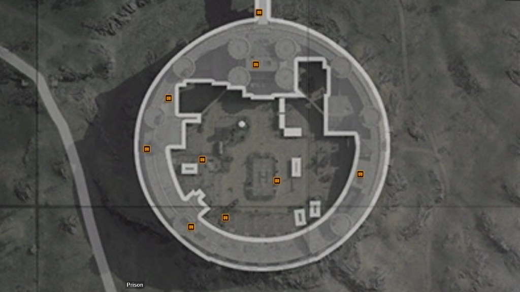 an image of all Prison Safe locations in Warzone Season 3