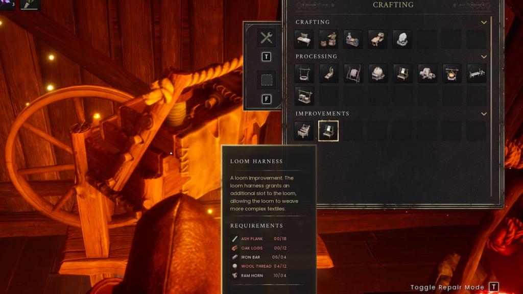 Runescape Dragonwilds loom upgrade