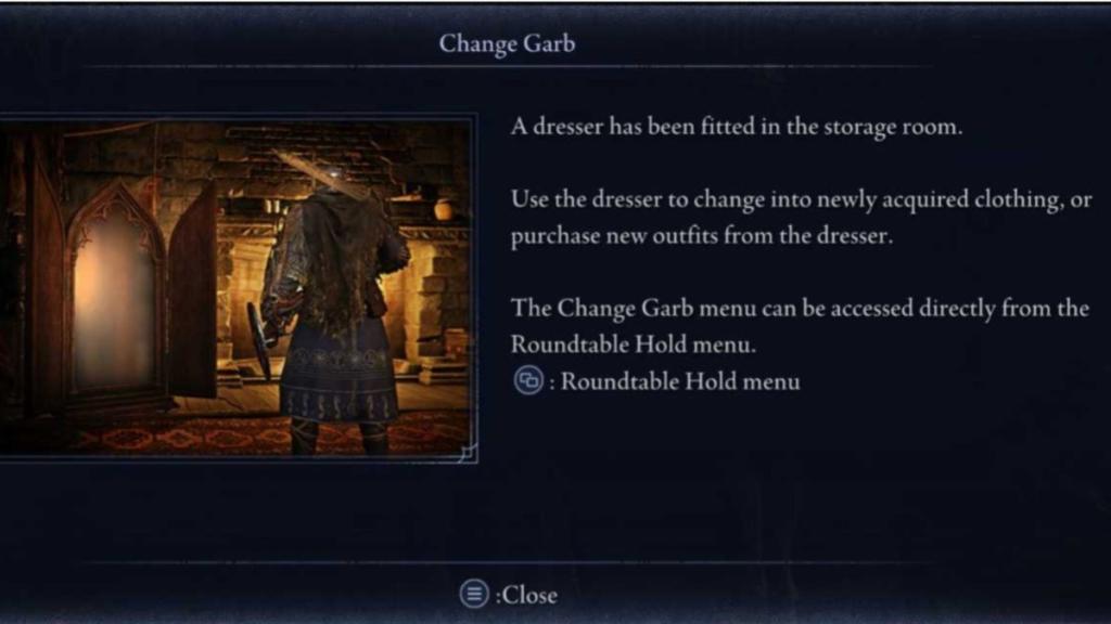 Unlocking Dresser in Elden Ring Nightreign