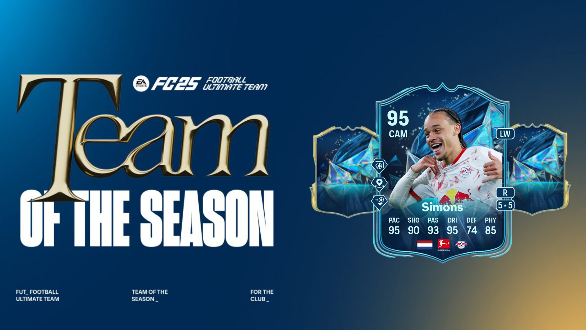 Xavi Simmons Tots Hm comme EA FC 25 Bundesliga Cup Rewards