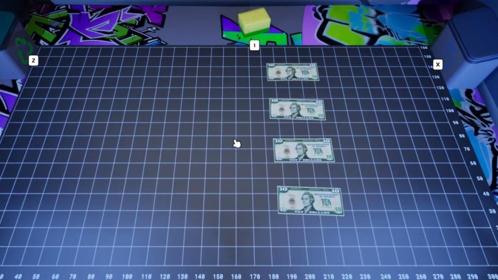 UV light and workbench in Cash Cleaner Simulator