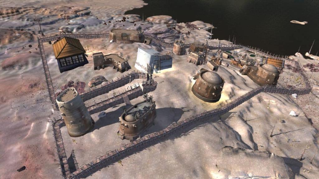 A player-created village in Kenshi.