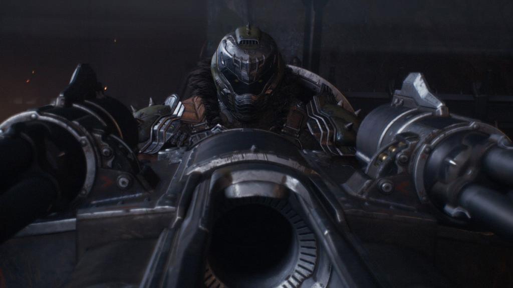 Doom The Dark Ages Slayer with big guns