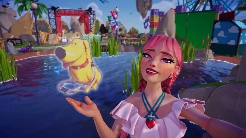 Dug popcorn bucket in Disney Dreamlight Valley