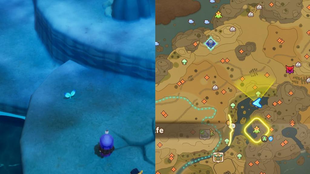 Fantasy Life i East Dryridge Desert second Leafe location