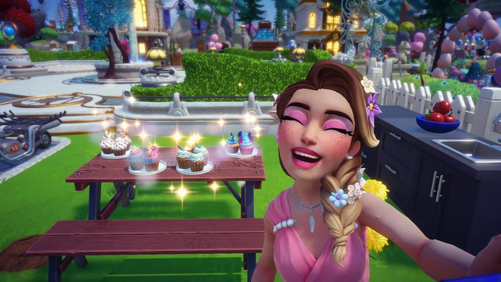Parks fest cupcakes in disney dreamlight valley