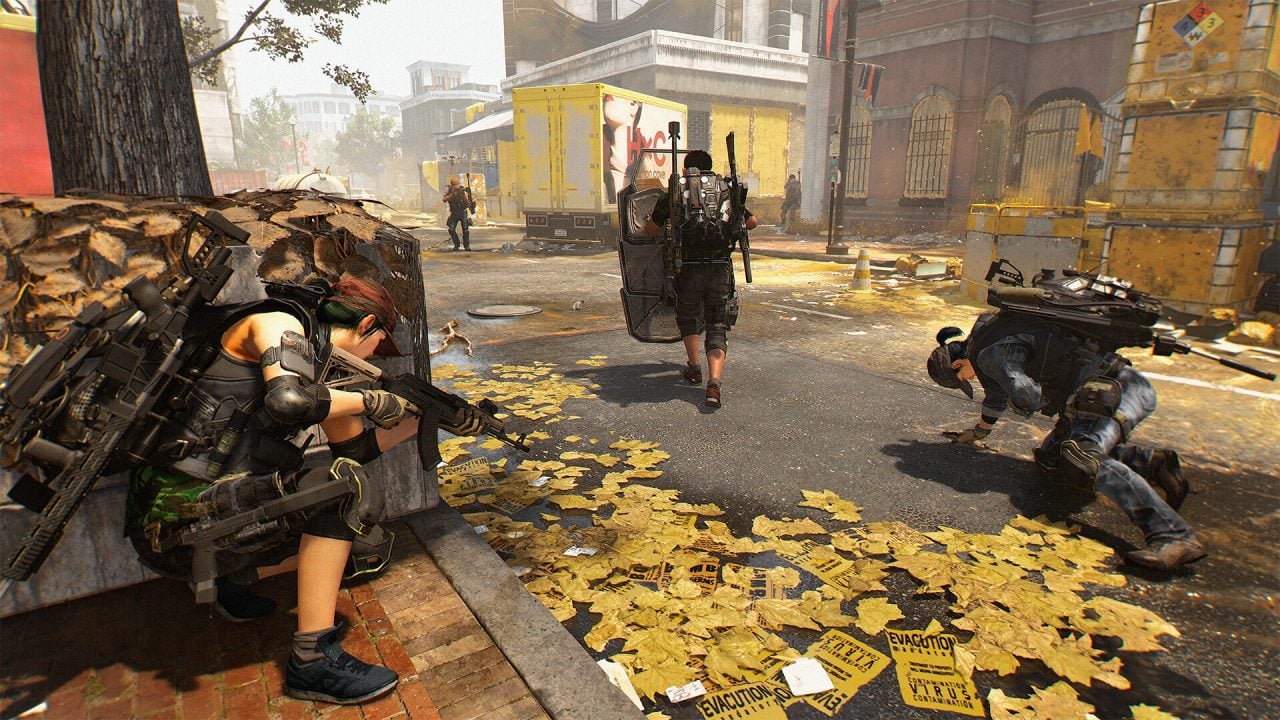 Combat scene in The Division 2