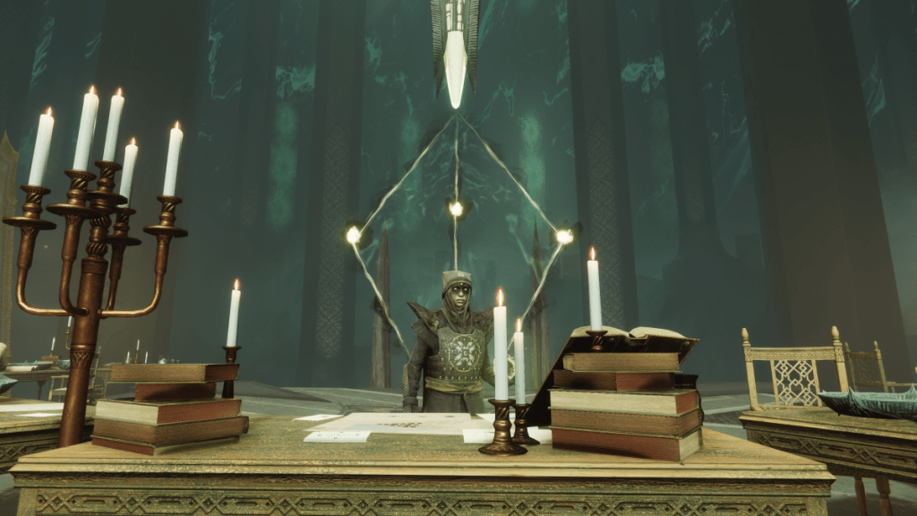 Destiny 2 Eris in Throne World.