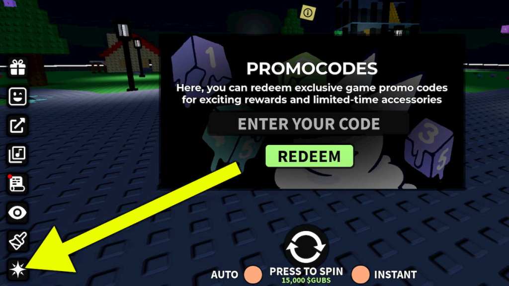 How to redeem Gubby RNG codes.