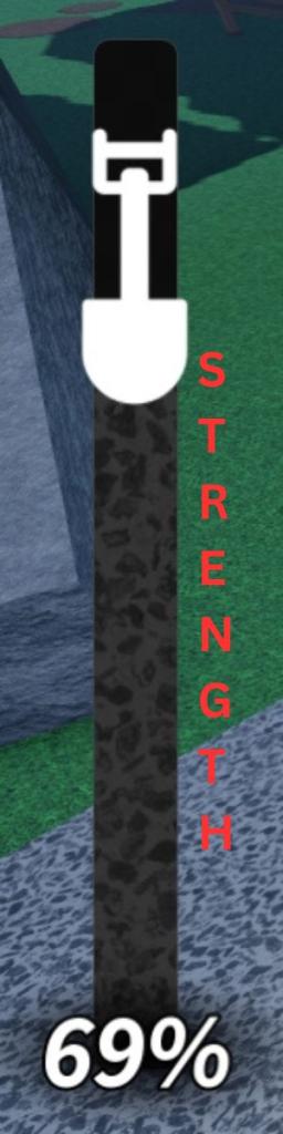 A bar showing how much progress a player needs to dig something out in Roblox Dig