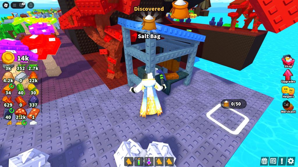 Salt Bag maker in Build an Island