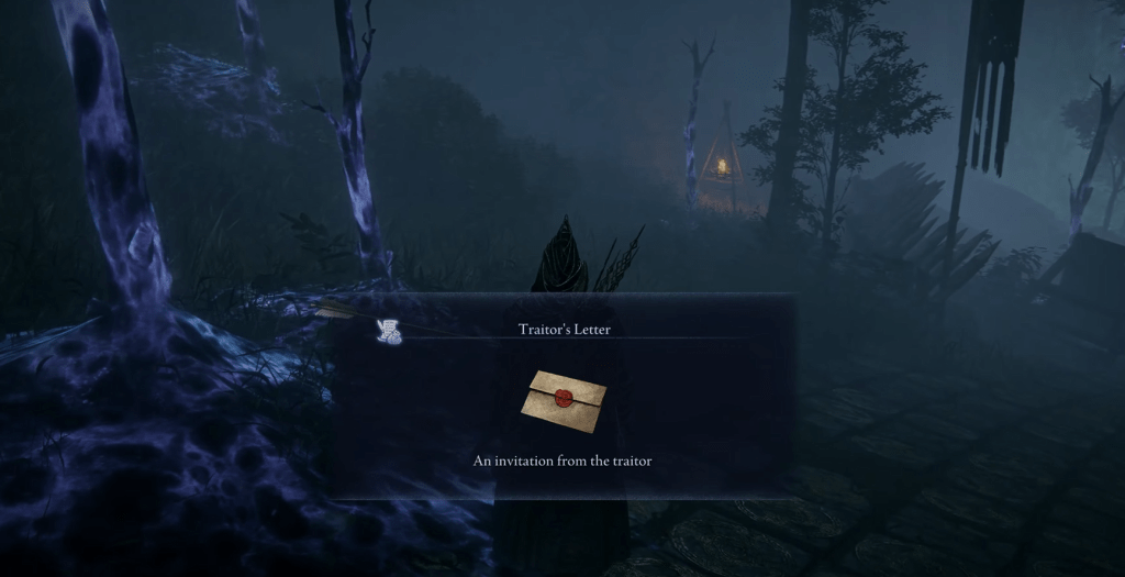 Traitor's Letter in Elden Ring Nightreign