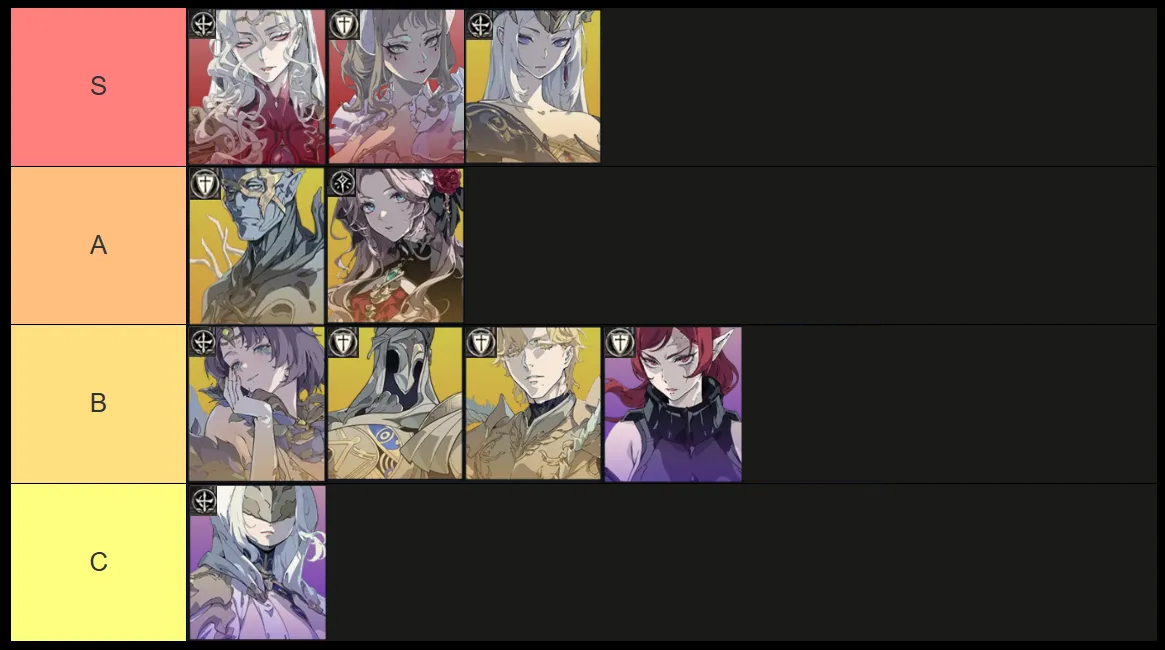 silver and blood vassal tier list for waxing moon phase