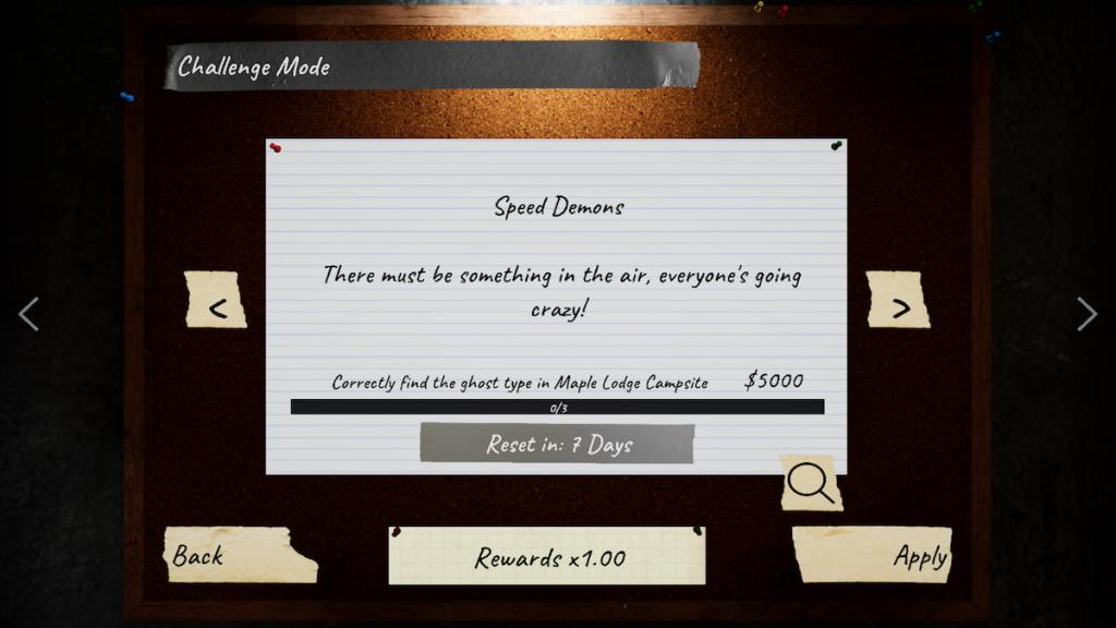 The speed demons challenge in phasmophobia