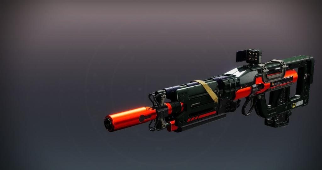 The Mint Retrograde pulse rifle in Destiny 2, which uses the same model as the Hailing Confusion pulse rifle from Europa.