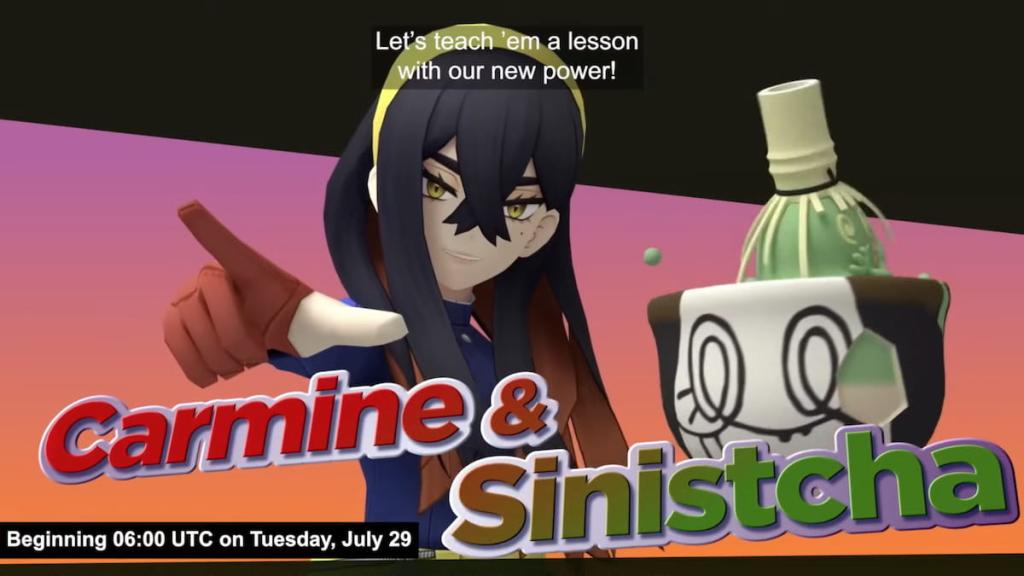 Pokémon Masters X CarMine and Cinistcha