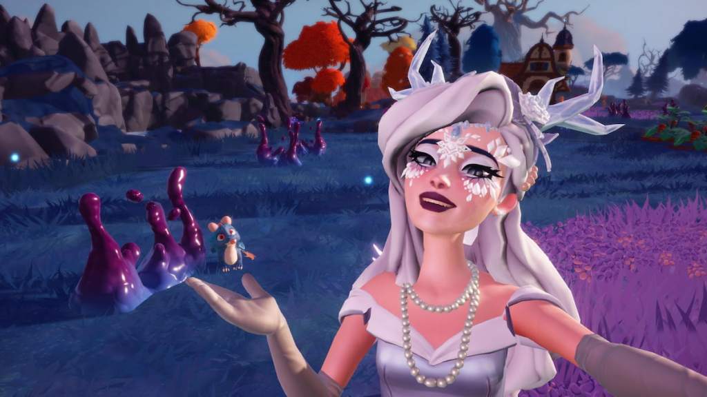 teal baby dragon in disney dreamlight valley