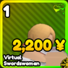 Virtual Swordswoman unit from Anime Rangers X.