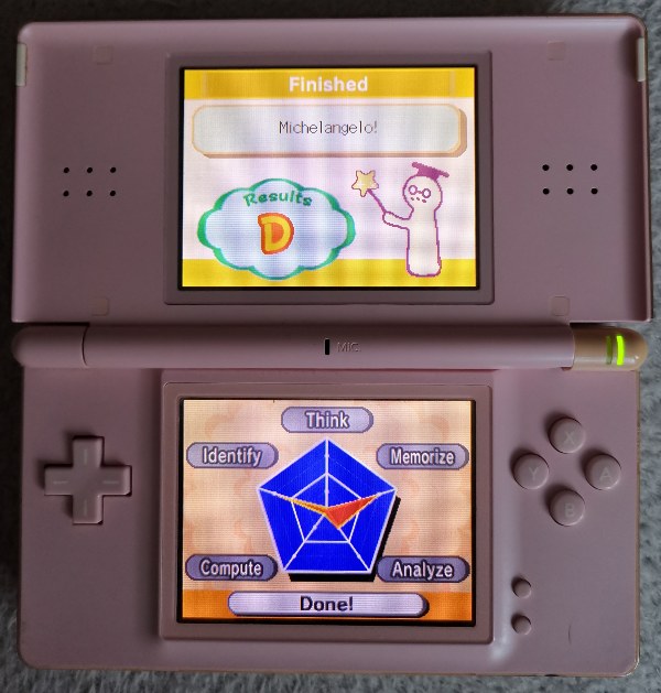 D result in Big Brain Academy