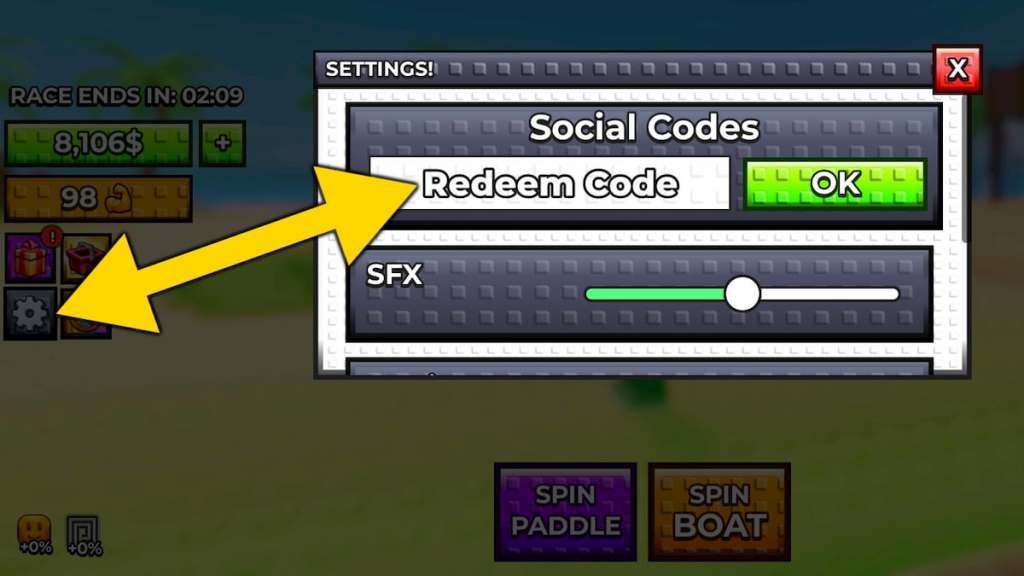 How to redeem Click to Aura Farm codes.