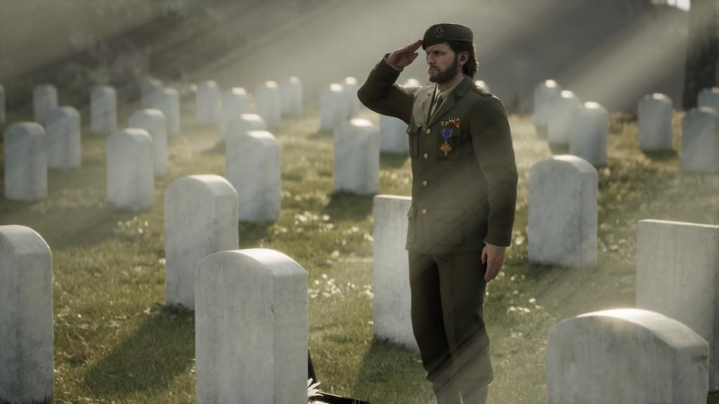 MGS Delta Snake Eater Snake salute