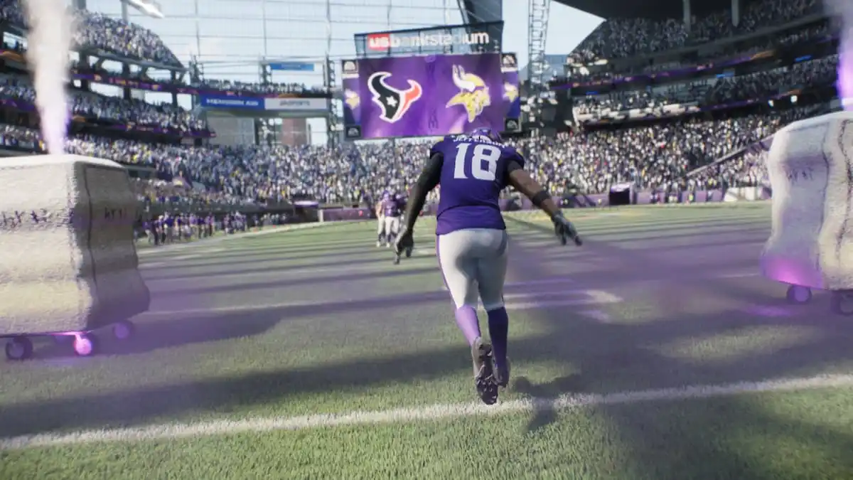 Jefferson doing a griddy in Madden 26