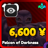 Falcon of Darkness unit from Anime Rangers X Roblox experience.